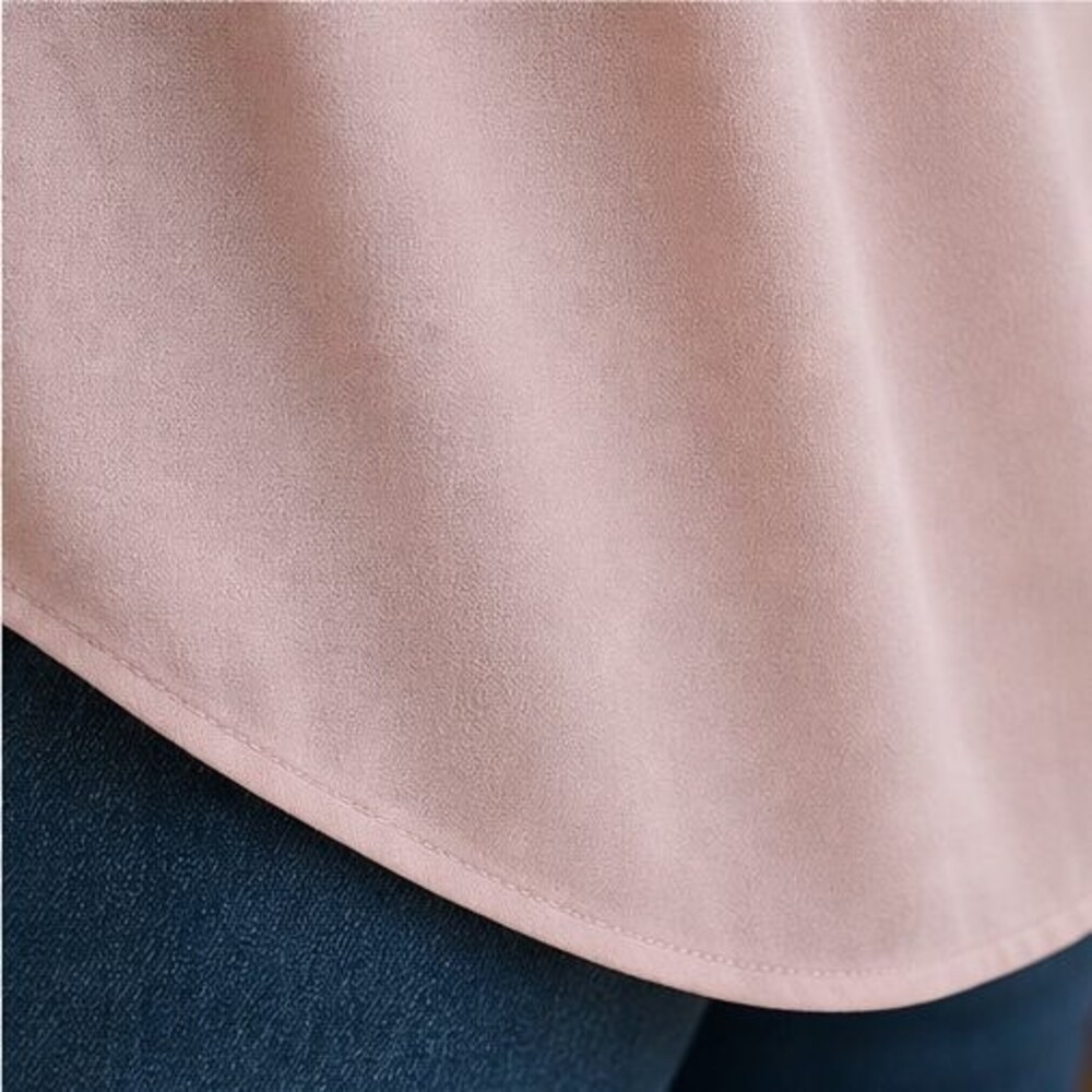 Blush Ruffle Blouse - Picture 6 of 6
